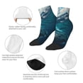 thumbnail image 3 of Uemuo Airplane Shark Printed Crew Socks, Moisture-Wicking Socks, Athletic Socks for Men Breathable Cushion Socks Casual Sport Socks for Running Traveling, 3 of 6