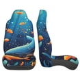 thumbnail image 3 of Sigee Whimsical Underwater Fantasy for Universal Car Seat Covers, Premium Car Seat Protector Set for Cars, SUVs, Trucks, 3 of 7