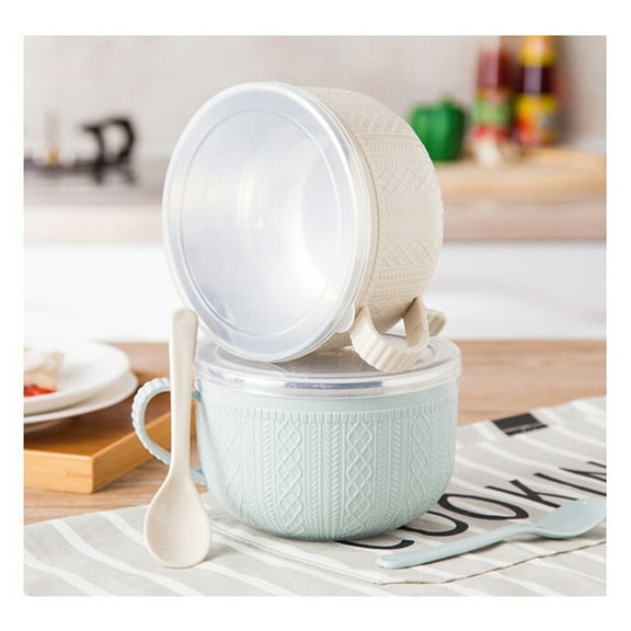 COSMOBETTY 1Pcs Double Layer Thermal Lunch Box Stainless Steel Inner Insulated Food Storage Blue 17X14X9.5in