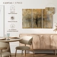thumbnail image 5 of Elephant Stock Open Arms Gold Wall Art - Horizontal Multi Panel Canvas - Living Room Wall Decor - Floral And Botanical Multi Panel - Beige And Brown Decor By Avery Tillmon - 57" x 36", 5 of 8
