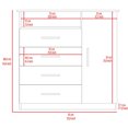 thumbnail image 5 of Black 3 Piece Bedroom Collection: 4 Dresser & 2 Nightstands. Seamless Assembly Via Interlocking Design. Pre-drilled Holes For Exact Installation. Detailed Directions. Quality Particle Board. Full, 5 of 5
