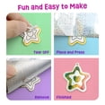 thumbnail image 5 of Foil Art Craft for Kids - Foil Jewellery Making Kit - No Mess Art Kit Toys for Kids, DIY Craft Supplies for Girls 4-6, Gifts for Girls Ages 4, 5, 6, 7, 8, 9, 5 of 6