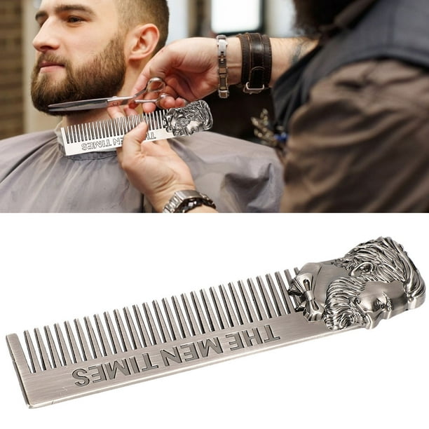 Metal sale beard comb