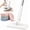 White, variant on Gropething Mop, Hands-Free Multi-Purpose Flat Mop, Snap Grip Mini Mops,with Locking Head for Washing Walls, Corners & Multi-Surface Cleaning (Purple,37in-w+ Cloth*6)