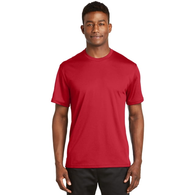 Camiseta de manga corta Sport-Tek Dri-Mesh L Rojo K468