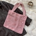 thumbnail image 6 of Huhudde Bows Crochet Handbag for Women Spacious Shoulder Bag Underarm Bags with Lightweight Mesh Design and Bohomian Styles, 6 of 18