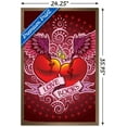 thumbnail image 3 of Winged Double Hearts Wall Poster, 22.375" x 34", Framed, 3 of 3