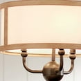 thumbnail image 5 of 3 Light Convertible Chandelier In Homestead Style-13.25 Inches Tall And 15.5 Inches Wide-Anvil Iron Finish    -Traditional Installation Kichler, 5 of 11