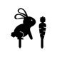 thumbnail image 1 of 2 Piezas de Estatuas de Jardín, Adornos, Accesorios de Diseño de Escena, Ilustraciones para Proyectos de Bricolaje, 1 of 9
