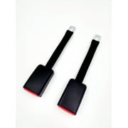 2pcs Car Safety Seat Belt Extender Seatbelt Adapter Extension Stra Clip 10inch