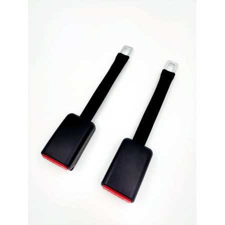 2pcs Car Safety Seat Belt Extender Seatbelt Adapter Extension Stra Clip 10inch