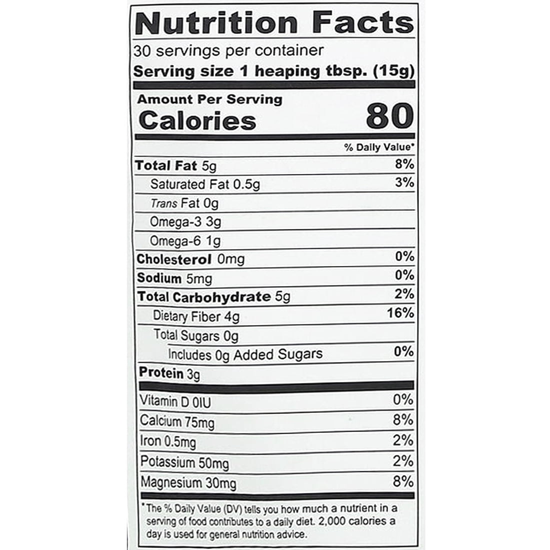 Organic Traditions Sprouted Chia & Flax Seed Powder, 16 oz (454 g)