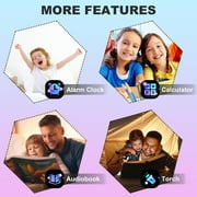 TOPCHANCES Kids Smart Watch for Boys Girls, Touch Screen Smartwatch with Call, 8 Games, Camera, Video, Calculator, Music Player (Black)