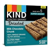 KIND Healthy Grains Bars .. Drizzled, Milk Chocolate Chunk, .. Gluten Free, 1.2 Oz, .. (8 Pack), 40Count