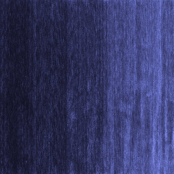 Ahgly Company Indoor Square Abstract Blue Contemporary Area Rugs, 5' Square