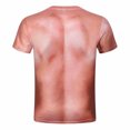 thumbnail image 2 of Floenr Mens T Shirts,3D Slugger Muscle Suit Muscle Man Personality Realistic Short-sleeved T-shirt, 2 of 4
