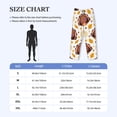 thumbnail image 4 of Kdxio Fall Turkey Pattern Men's Pajama Pants, Elastic Waist with Drawstring and Pockets, Comfortable Loungewear-Small, 4 of 6