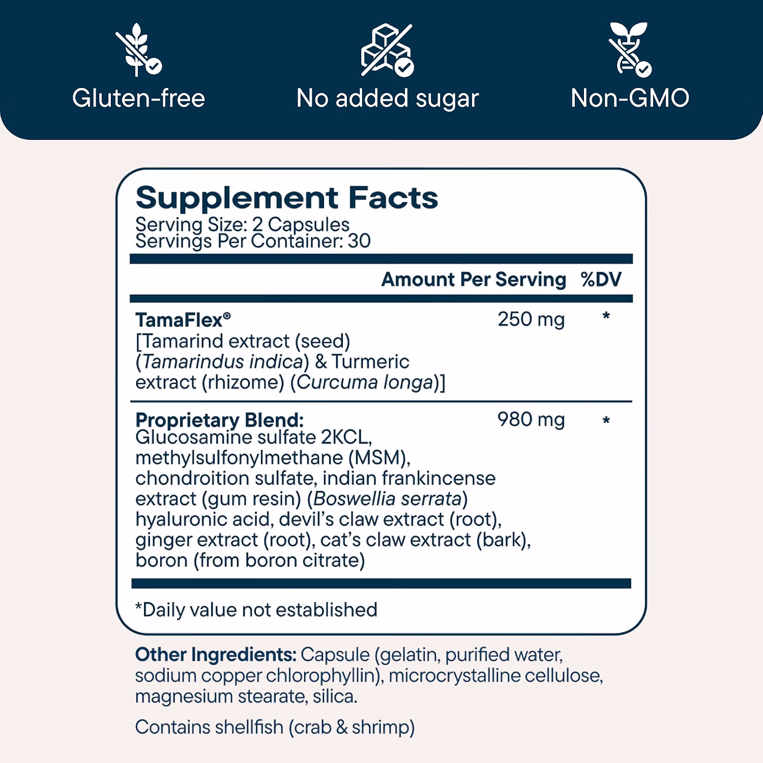Santo Remedio Articulaciones, Joint Health Support, Promotes Joint Comfort and Function, Contains Clinically Proven Ingredients, TamaFlex™, 30 Servings