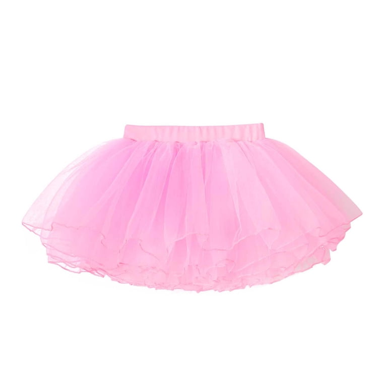 YUUMIN Toddler Girls Tutu Skirts Birthday Ballet Dance Layered