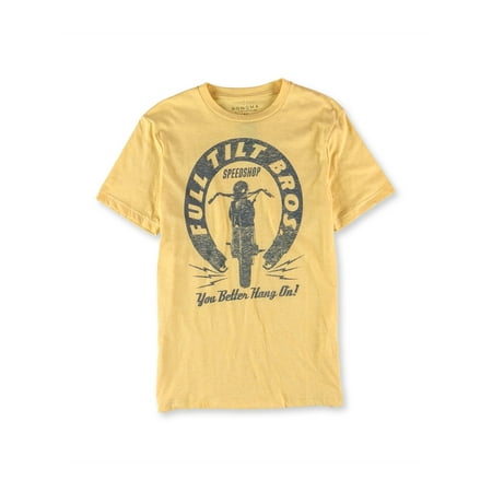 SONOMA life+style Mens Full Tilt Bros Speedshop Graphic T-Shirt yellowheather S