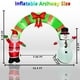 thumbnail image 2 of Arco inflable navideño iluminado de 12 pies OILCUP para interiores y exteriores, 2 of 7