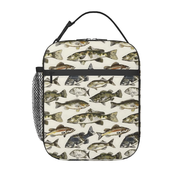 Themed Throw Lunch Bag Portable Thermal Lunch Box for Men and Women