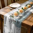 Thanksgiving 4.5ft Cheesecloth Table Runner for Wedding 19