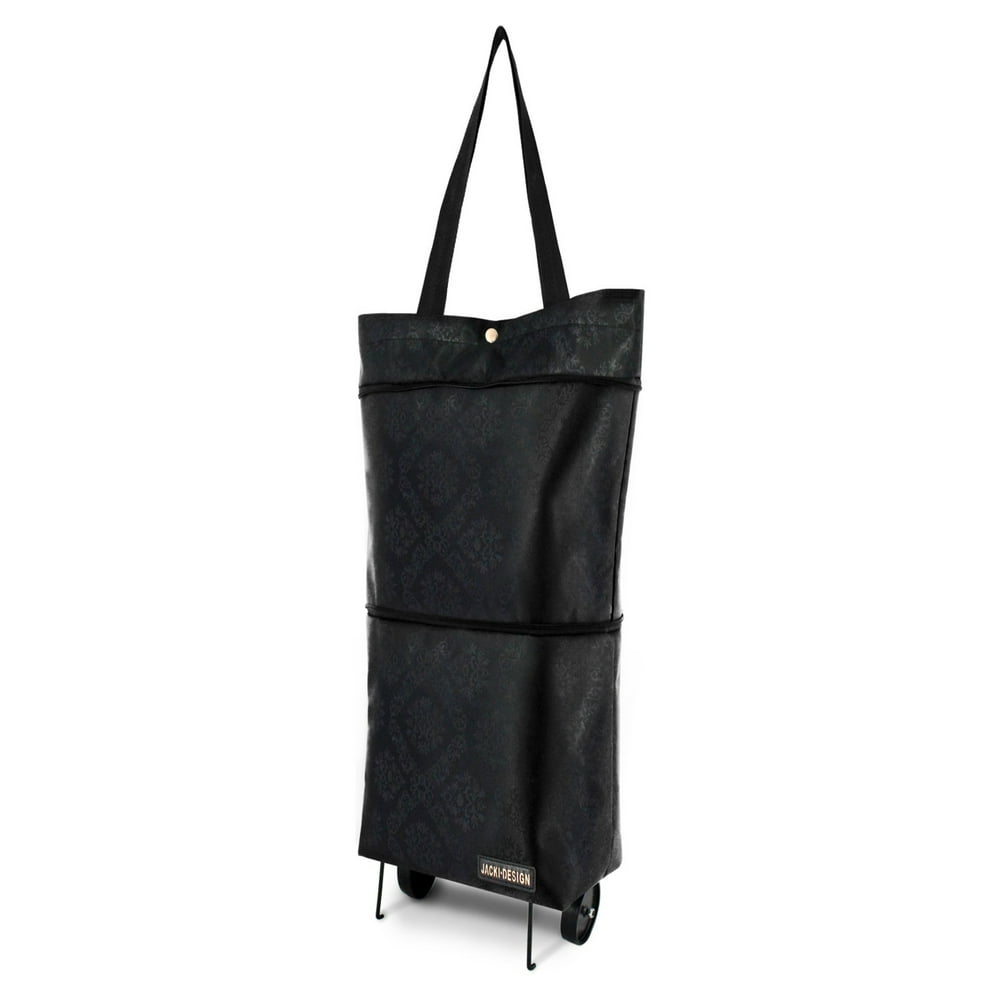 Jacki Design New Essential Expandable Tote Bag with Wheels Walmart
