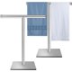 thumbnail image 1 of 2PCS Soporte para Toallas de Mano, Toallero Vertical en Forma de T, Toallero de Acero Inoxidable, Estilo Minimalista, Adecuado para Encimeras de Baño, Cocina y Tocador (Plata), 1 of 4