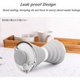 thumbnail image 2 of Collapsible Sports Water Bottle, Bpa Free Reusable Silicone Sports Travel Bottles For Hiking Cycling Foldable Leakproof Portable Cycling Cups With Car, 2 of 5
