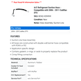 thumbnail image 2 of A/C Suction Hose - Compatible with 2006 - 2011 Cadillac DTS 2007 2008 2009 2010, 2 of 2
