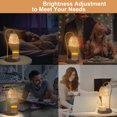 thumbnail image 5 of Waxgamo Candle Warmer Lamp with Timer Dimmer - Electric Candle Light Wax Melt Warmer for Scented Wax, Plug-in Wax Warmer Lamp for Home & Office (White Peony), 5 of 6
