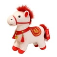 thumbnail image 1 of Caballo de peluche de juguete, caballo de peluche, muñeco de caballo ligero, adorable, para el hogar y la oficina. 8 pulgadas, 1 of 6