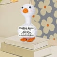 thumbnail image 4 of Mini Goose Toy Handmade Crochet Animal for Graduation Birthday Friendship Present Positive Message Desk, 4 of 6