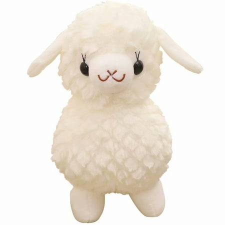 Plush Doll Toy Doll - Akoyovwerve Stuffed Plush Doll Sheep Shaped Doll Soft Alpaca Faux Goat Shaped Stuffed Toy Kids Gift Xmas