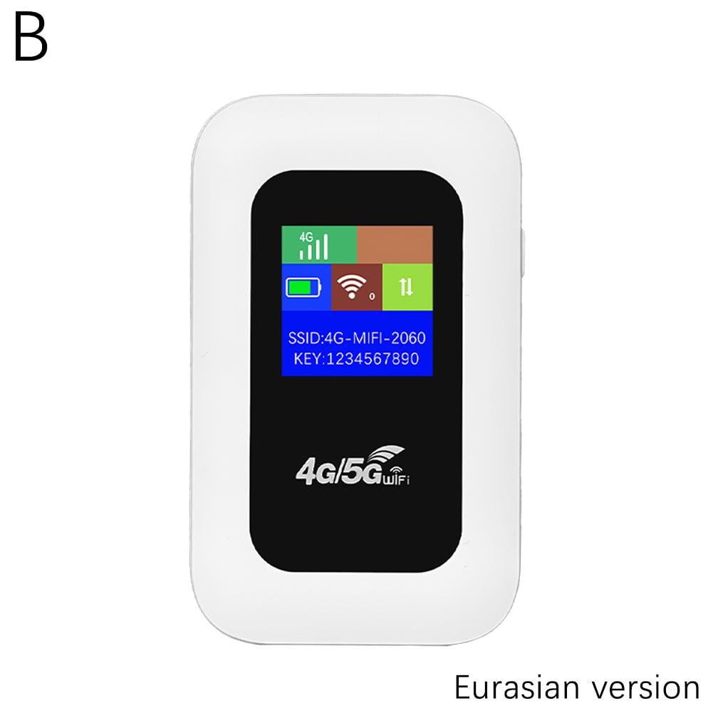 Portable 4G LTE Wi-Fi Router,Unlocked SIM Hotspot with Battery