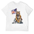 thumbnail image 3 of Hanmun Tiger Tee Shirts for Men S-3XL Short Sleeve Printed T-Shirt for Guys Cool Art Animal Designs, 3 of 9