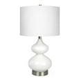 thumbnail image 2 of Evelyn&Zoe Traditional Metal Table Lamp with Satin Nickel Accents, 2 of 11