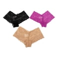thumbnail image 2 of Boxer Secret Treasure para Dama Diseño con Encaje Varios Colores 3 Piezas Talla CH, 2 of 4