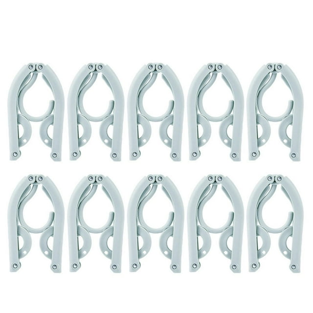 Retractable Portable Travel Hangers Foldable Hangers For Travel Folding Hangers Space Saving Travel Hangers Foldable For Suitcase Tie Rack Hanger For Closet Clothes Drying