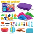 thumbnail image 4 of Sensory Bin Asoxt para niños, niñas y niños, juguete con caja de arena, 1,8 kg de arena, 4 of 7