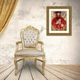 thumbnail image 3 of Józef Mehoffer 12x14 Gold Ornate Wood Framed with Double Matting Museum Art Print Titled - The Sacred Heart of Jesus, 3 of 4
