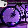 thumbnail image 4 of 2-Tire Pack LED Bike Wheel Lights, Bike Lights Bright Waterproof Cycling Tire Light Front and Back Spoke Lights Bike Decoration Lights,Easy Install and Fits Most Bikes, 4 of 7