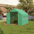 thumbnail image 1 of Mini Walk-in Greenhouse With PE Cover Green Galvanised Steel Structure, 1 of 8