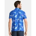 thumbnail image 5 of Birdie Bound Men's and Big Men's Novelty Print Golf Polo Shirt, Sizes S-5XL, 5 of 5