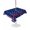 Blue, variant on Outdoor Tablecloth with Umbrella Hole for Patio/Picnic/Party/Camping, 4th of July Waterproof Table Cloth Square Cover Washable, Independence Day American Patriotic Stars Blue (54"x 54")