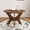 Walnut, variant on Space Saving Folding Dining Table for Small Spaces, 43 in MDF Table with Walnut Veneer, Foldable Kitchen Table for Indoor and Outdoor Use, 43.31L x 43.31W x 29.53H