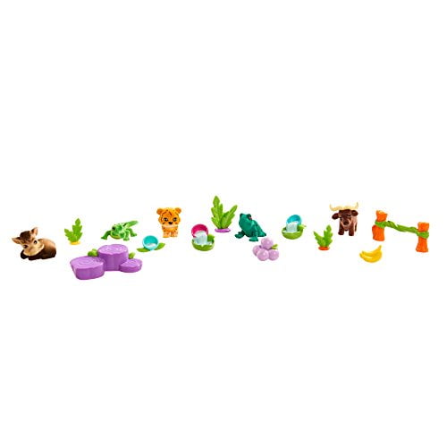 Just Play Jungle in My Pocket Playset (15 Pieces)