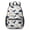 Dinosaur and Text, variant on Dinosaur and Volcano White Pattern 17" School Backpacks for Teens,Waterproof Oxford Fabric,S-Shape Padded Straps for School,Travel,Hiking,Camping