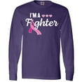 thumbnail image 3 of Inktastic Breast Cancer Awareness I'm a Fighter Long Sleeve T-Shirt, 3 of 5